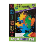 Butterfly A4 160gsm Bright Board Pad, 20 Sheets